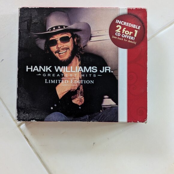 Lot of 3 Hank Williams Jr Records & CD Man of Steel Strong Stuff Vinyl Greatest - Picture 9 of 13